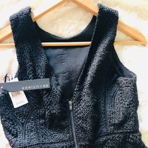NWT Adelyn Rae black cocktail dress